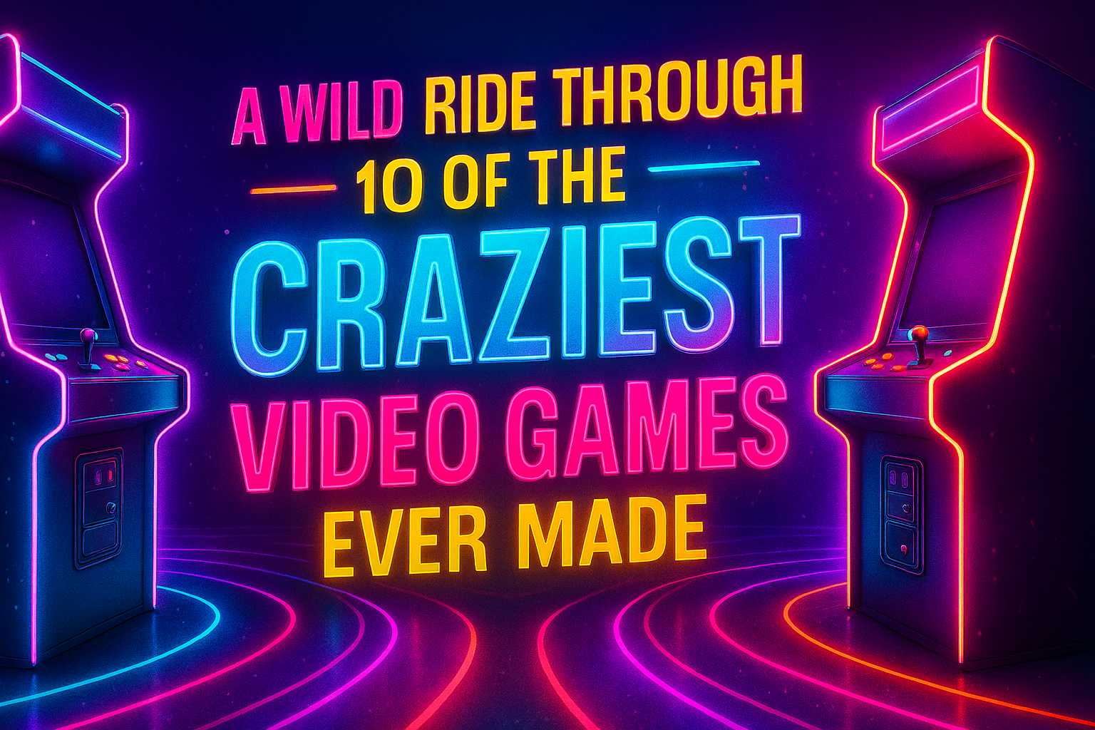 A Wild Ride Through 10 of the Craziest Video Games Ever Made